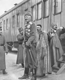 La Revolution Russe; le Grand-Duc Nicolas, a qui le gouvernement provisoire refusa le..., 1917. Creator: Unknown