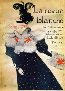 La Revue Blanche c19th century. Artist: Henri de Toulouse-Lautrec