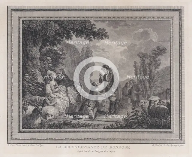 La reconoissance de Fonrose, 1786. Creator: Robert de Launay.