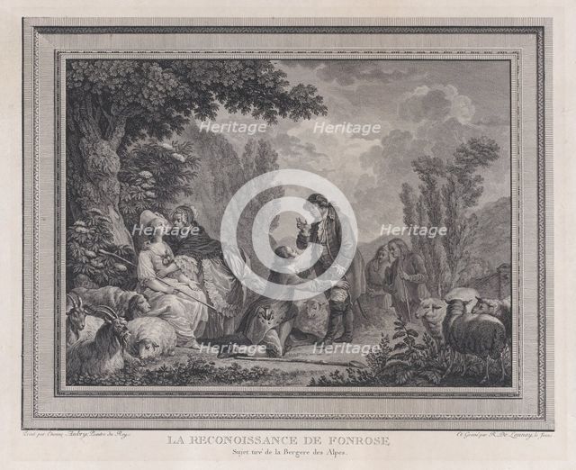 La reconoissance de Fonrose, 1786. Creator: Robert de Launay.