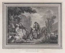 La reconoissance de Fonrose, 1786. Creator: Robert de Launay