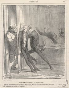 La rèforme électorale en Angleterre, 1866. Creator: Honore Daumier