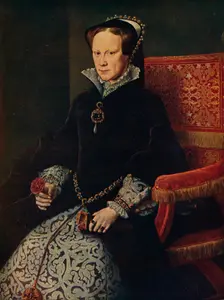 La Reina Maria De Inglaterra (Mary Tudor, Queen of England), 1554, (c1934). Artist: Antonis Mor