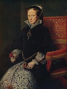 La Reina Maria De Inglaterra (Mary Tudor, Queen of England), 1554, (c1934). Artist: Antonis Mor