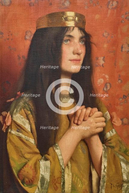 La reine Clotilde, 1905. Creator: Gotch, Thomas Cooper (1854-1931).