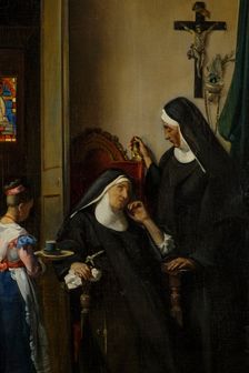 La Religieuse malade, c.1830. Creator: Francois-Marius Granet