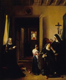 La Religieuse malade, c.1830. Creator: Francois-Marius Granet