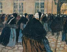La Rentree A L'Hospice De La Salpetriere c1911 Artist: Georges Dupuis