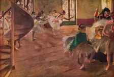 La Repetition 1877. Artist: Edgar Degas