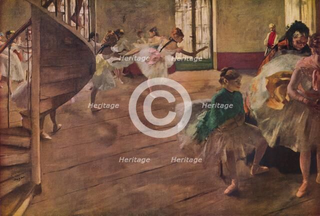 'La Repetition', 1877. Artist: Edgar Degas.