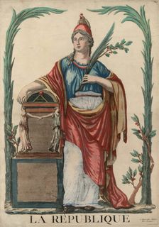 La République (Allegorical Figure of the French Republic), 1793. Creator: Anonymous