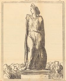 La république de Milo..., 1871. Creator: Honore Daumier