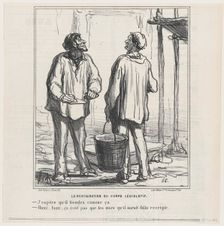La Restauration du Corps Législatif, 1869. Creator: Honore Daumier