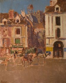 La Rue Notre Dame And The Quai Duquesne, 1902. Creator: Walter Richard Sickert