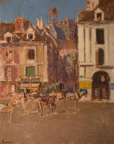 La Rue Notre Dame And The Quai Duquesne, 1902. Creator: Walter Richard Sickert