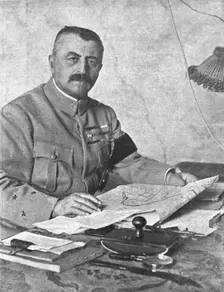 'La rupture des lignes Bulgares; Le general Franchet d'Esperey 1918. Creator: Unknown
