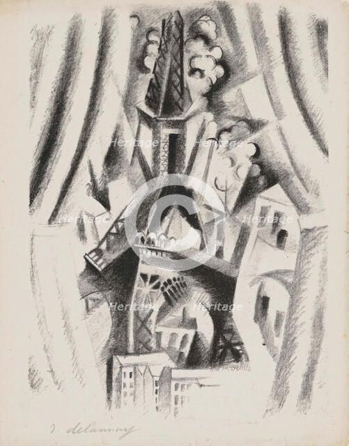 La Tour aux Rideaux, 1926. Creator: Robert Delaunay.