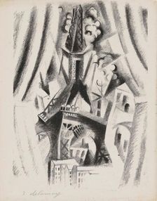 La Tour aux Rideaux, 1926. Creator: Robert Delaunay