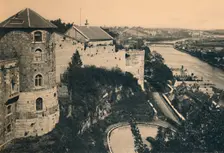 La Tour de la Citadelle et Panorama de la Meuse c1900
