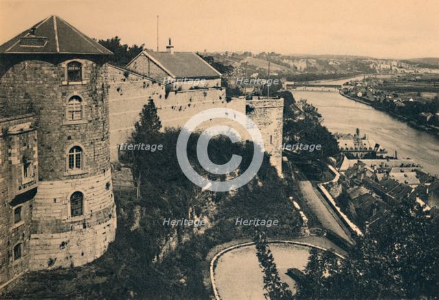 'La Tour de la Citadelle et Panorama de la Meuse', c1900. Artist: Unknown.