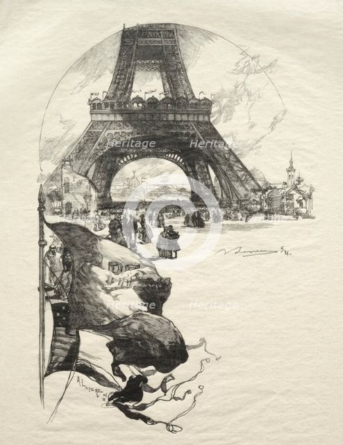 La Tour Eiffel. Creator: Auguste Louis Lepère (French, 1849-1918).
