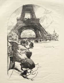 La Tour Eiffel. Creator: Auguste Louis Lepère (French, 1849-1918)