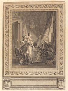 La toilette, 1771. Creators: Nicolas Ponce, Charles Nicolas Cochin