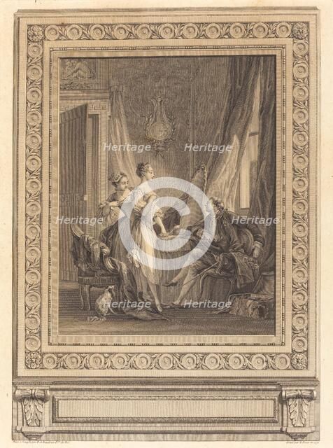 La toilette, 1771. Creators: Nicolas Ponce, Charles Nicolas Cochin.
