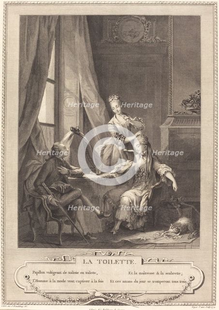 La toilette, 1774. Creator: Nicolas-Joseph Voyez.