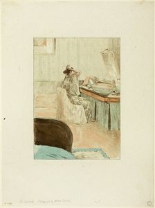 La Toilette, 1892-93. Creator: Alexandre Lunois