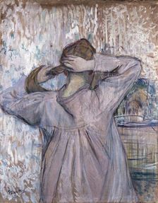 La toilette (Celle qui se peigne), 1891. Artist: Henri de Toulouse-Lautrec