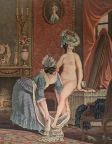 La Toilette (Bathing), c1765-1790, (1913). Artist: Louis Marin Bonnet