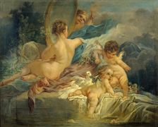 La toilette de Vénus, 18th century. Creator: Francois Boucher