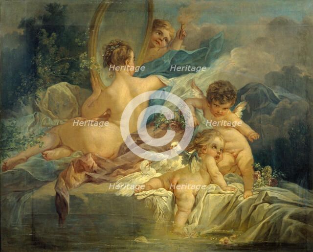 La toilette de Vénus, 18th century. Creator: Francois Boucher.