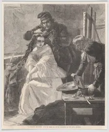 La Toilette des Morts, from "Illustrated London News", July 25, 1863. Creator: William Luson Thomas