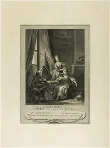 La Toilette, from Monument du Costume Physique et Moral de la fin du Dix-huitième siècle, 1774. Creator: Nicolas-Joseph Voyez