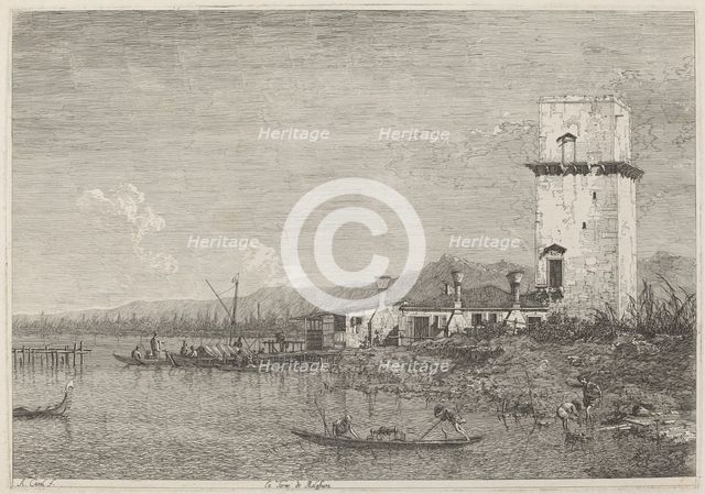 La Torre di Malghera, c. 1735/1746. Creator: Canaletto.