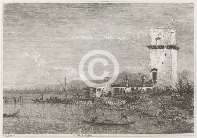 La Torre di Malghera, c. 1735/1746. Creator: Canaletto.