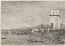 La Torre di Malghera, c. 1735/1746. Creator: Canaletto