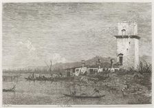 La Torre di Malghera, c. 1735/1746. Creator: Canaletto