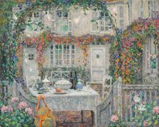 La Table, 1920. Creator: Henri Eugene Le Sidaner