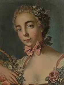 La Tete De Flore (Madame Deshayes) 1769, (1913). Artist: Louis Marin Bonnet