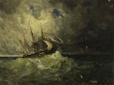 La tempête, 1846. Creator: Felix Francois Georges Philibert Ziem