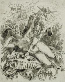 La Tentation, 1867. Creator: Félicien Rops