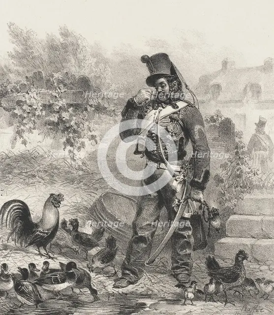 La Tentation, c1833. Creator: Auguste Raffet.