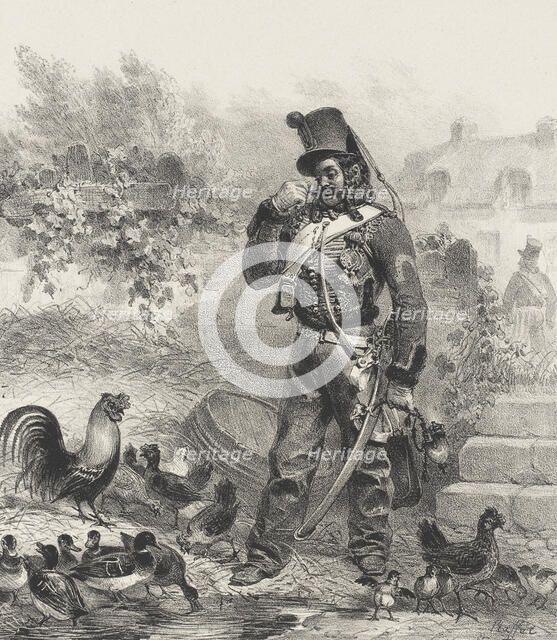 La Tentation, c1833. Creator: Auguste Raffet.