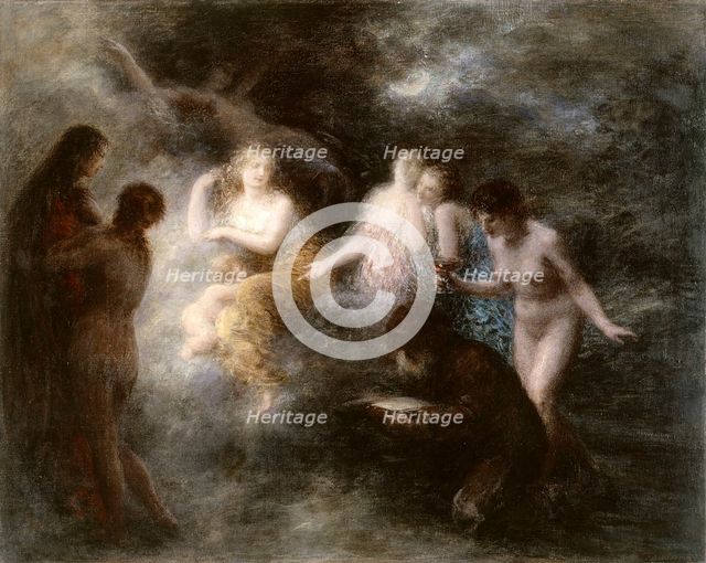 La tentation de saint Antoine, 1897. Creator: Henri Fantin-Latour.