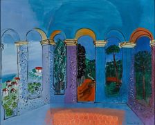 La Terrasse à Vallauris, 1927. Creator: Dufy, Raoul (1877-1953)