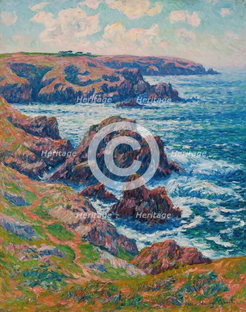 La terre de Cléden, Point de Raz, Finistère, 1911. Creator: Moret, Henry (1856-1913).