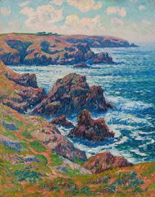 La terre de Cléden, Point de Raz, Finistère, 1911. Creator: Moret, Henry (1856-1913)
